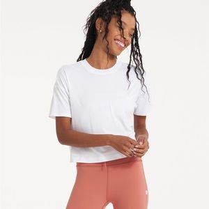 Vuori energy tee, white, NWT